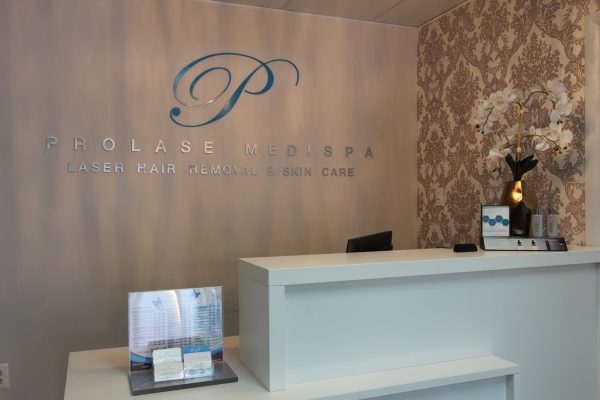 receptionist desk at Prolase Medispa medical spa in Burke, VA