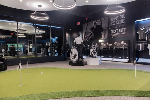 putting green at Parsons Xtreme Golf store PXG in Chicago, IL