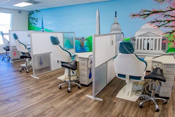 Dental chairs in Lake Cities Dental office in Colleyville, TX