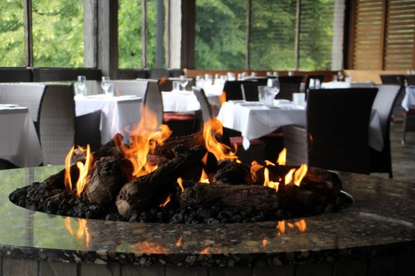 The ChopHouse steak house Gibbsboro NJ outdoor patio fire pit