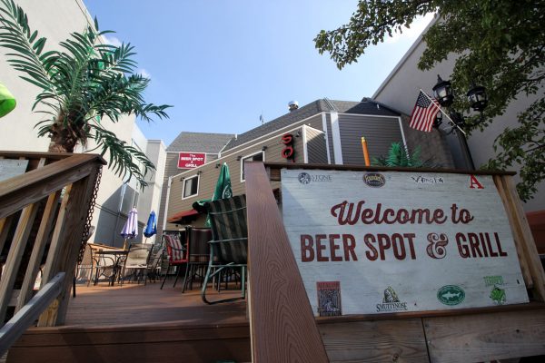 The Beer Spot & Grill Sports Bar Fort Lee NJ outdoor patio sign