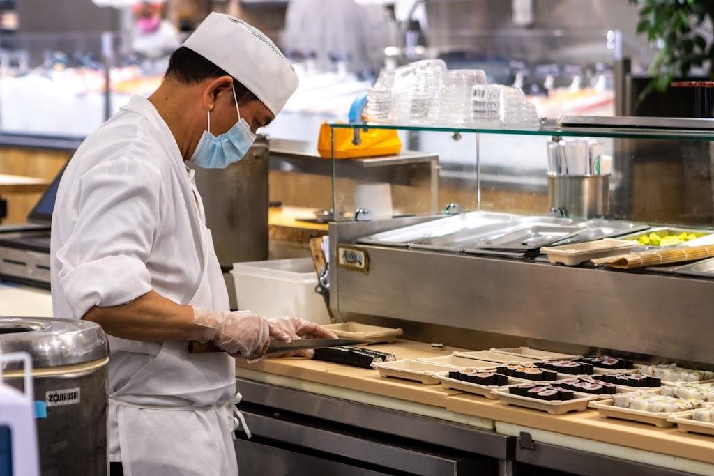 sushi chef at Lobster Place, New York, NY Fish Market and Restaurant