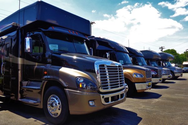 car lot at Dylans RV Center Recreational Vehicles in Sewell, NJ