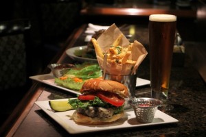 The Pub at Wegmans Collegeville PA hamburger fries beer pickle