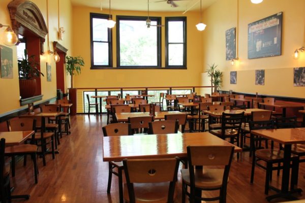 Di Bruno Bros Philadelphia PA grocery store dining area eating