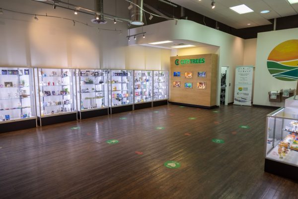 displays at Oasis Cannabis Dispensary & Delivery in Las Vegas, NV