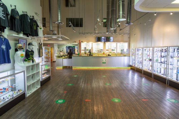 interior of Oasis Cannabis Dispensary & Delivery in Las Vegas, NV