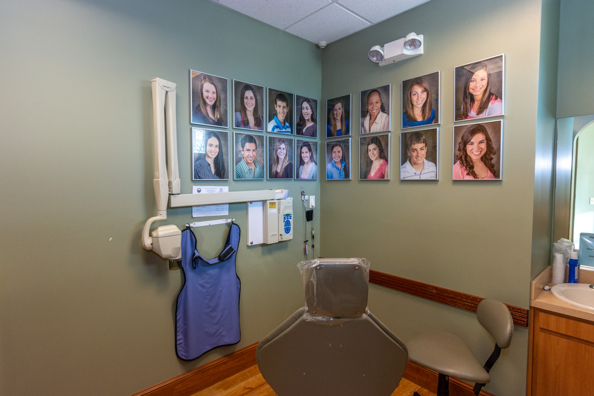 patient exam chair at Rosenberg Orthodontics in Newington, CT Dentist