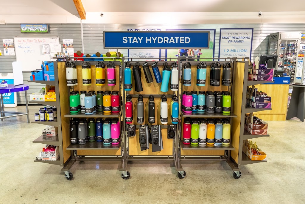 water bottles at Road Runner Sports, San Carlos, CA Running Shoe Store