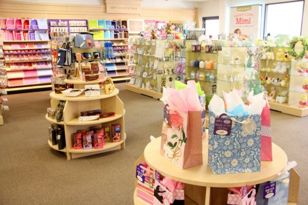 Ruth's Hallmark Shop Medford NJ gift bag gift wrap floor display