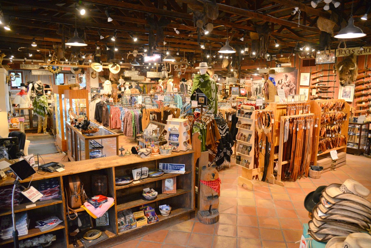 Texas Jack Wild West Outfitter – Fredericksburg, TX – See-Inside retail store