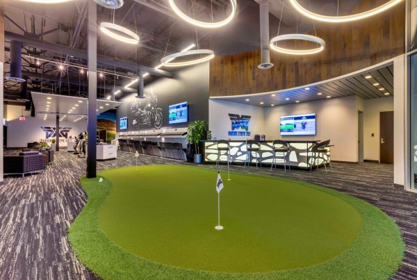 putting green at Parsons Xtreme Golf store PXG in Scottsdale, AZ