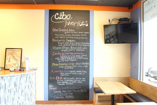 wall menu Cibo By Illiano Italian take-out Restaurant Marlton, NJ