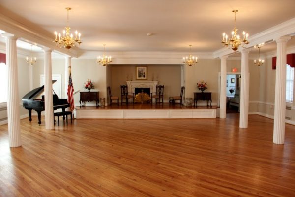 Haddon Fortnightly Womens Club Haddonfield NJ meeting hall piano