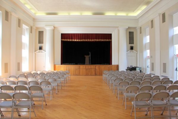 Haddon Fortnightly Womens Club Haddonfield NJ meeting hall stage