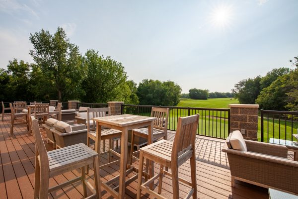 patio balcony over Glen Erin Golf Club 360 Tour in Janesville, WI