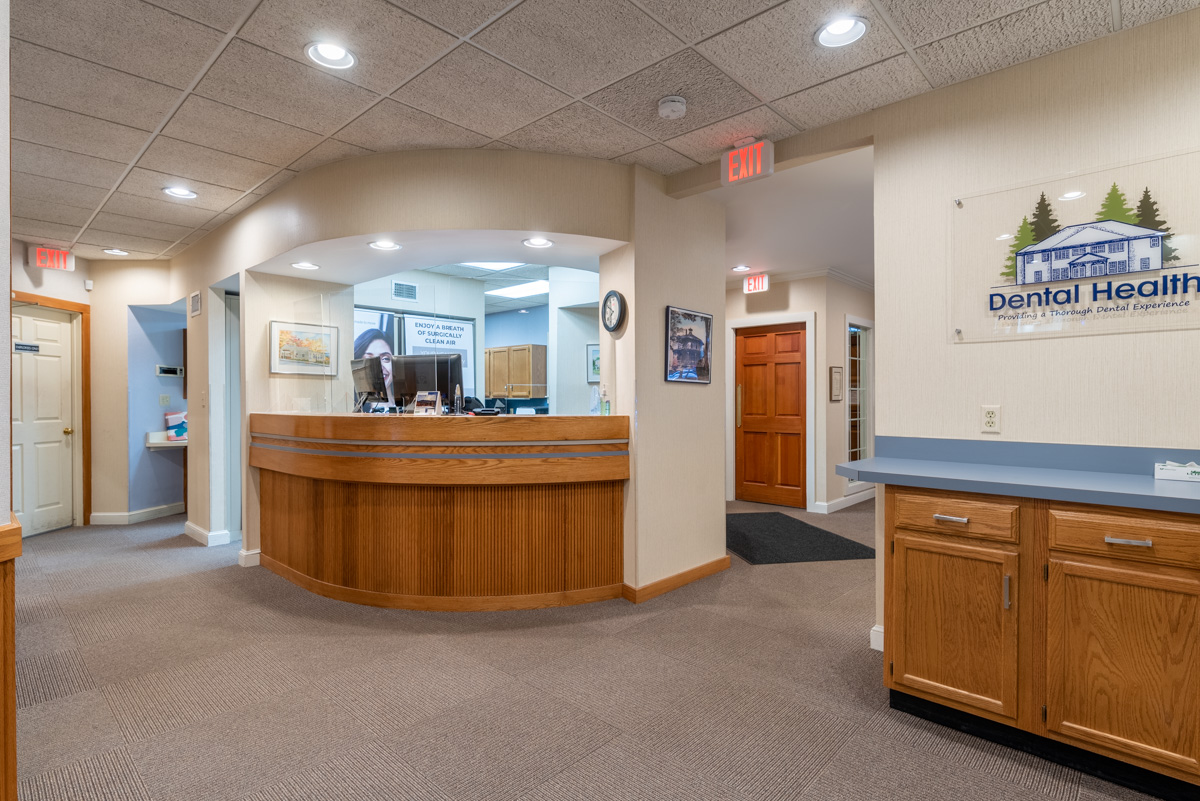 front desk at Dental Health Brattleboro, VT 360 Virtual Tour for Dentist