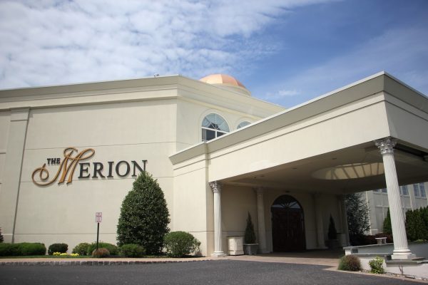 front exterior sign of The Merion Weddings banquet, Cinnaminson, NJ