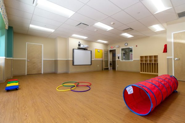 multi-purpose room in Lightbridge Academy Day Care in Elmsford, NY