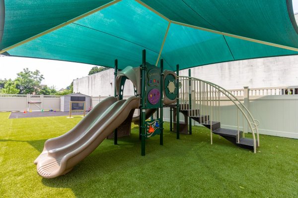 playground at Lightbridge Academy Day Care at Union St, Hoboken, NJ