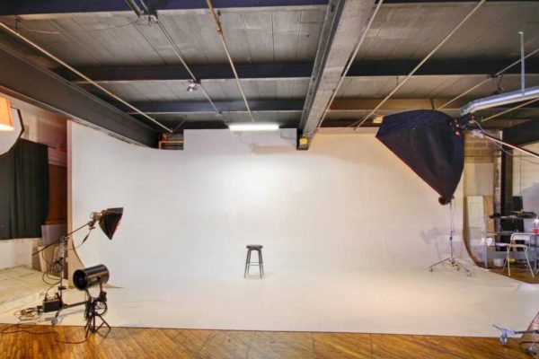 white cyclorama wall Red Cedar Photography Studios Philadelphia, PA