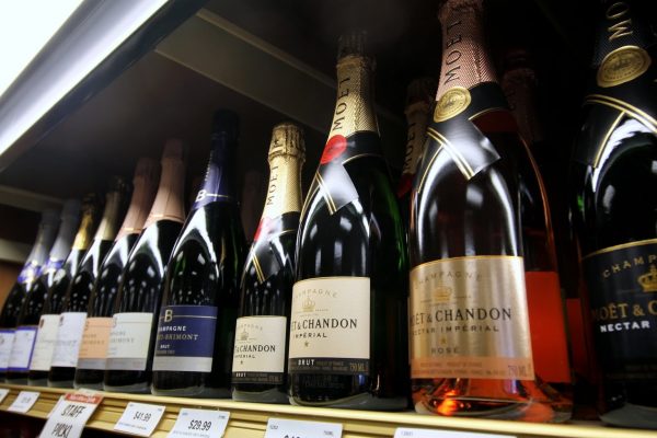 Traino's Wine & Spirits Liquor Store in Voorhees, NJ champagne bottles