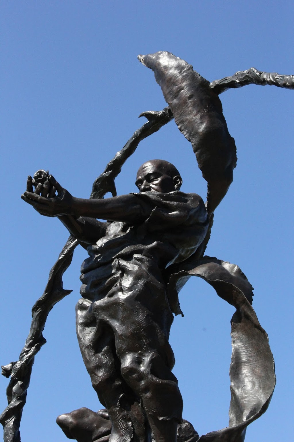 Contrabands and Freedmen Cemetery Alexandria, VA Historical Landmark statue