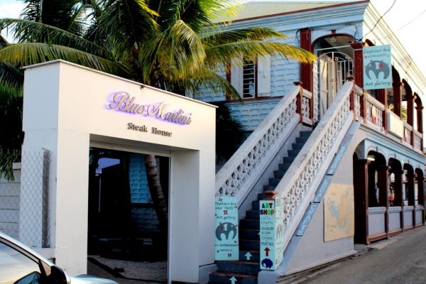 Blue Martini Steakhouse Grand Case Saint Martin restaurant entrance