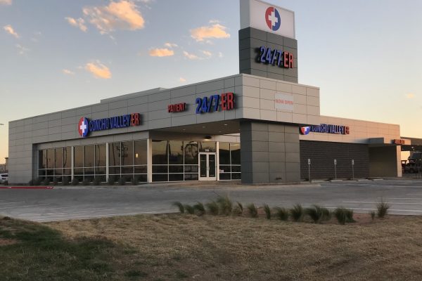 Concho Valley ER 24 7 Emergency Center San Angelo, TX exterior sunset