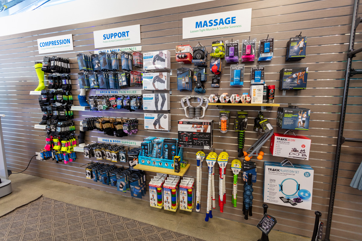 massagers and support wear at Road Runner Sports, Kent, WA Running Shoe Store