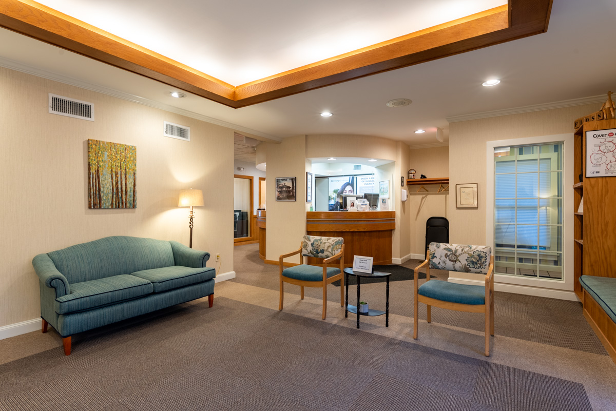 reception room at Dental Health Brattleboro, VT 360 Virtual Tour for Dentist