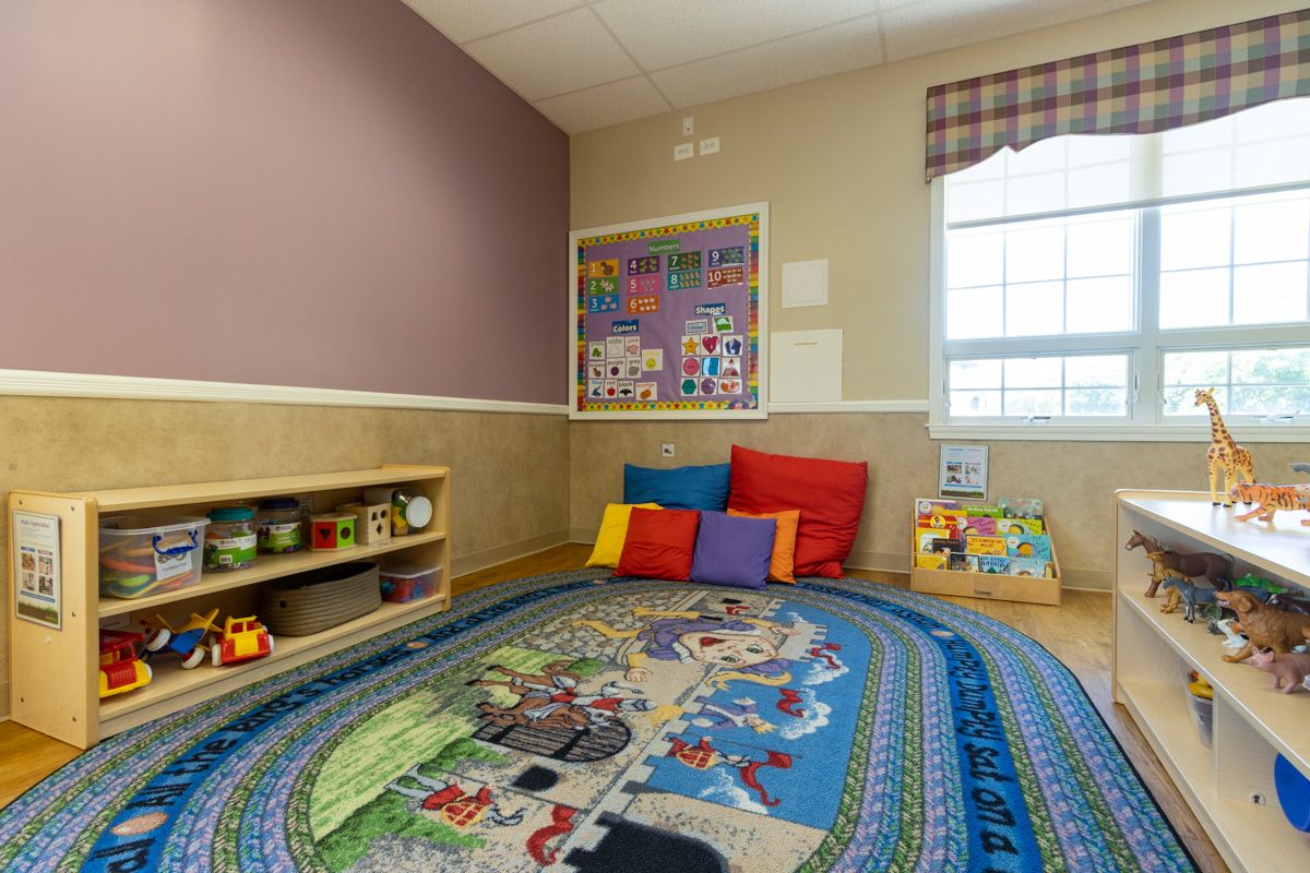 reading rug at Lightbridge Academy, Mt Laurel, NJ Pre-school Day Care Center