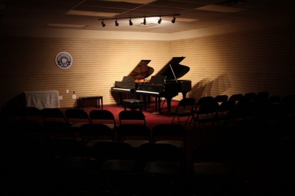 Jacobs Music Cherry Hill NJ Steinway & Sons dueling pianos concert room