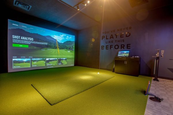 driving range simulator at Parsons Xtreme Golf store PXG in Atlanta, GA