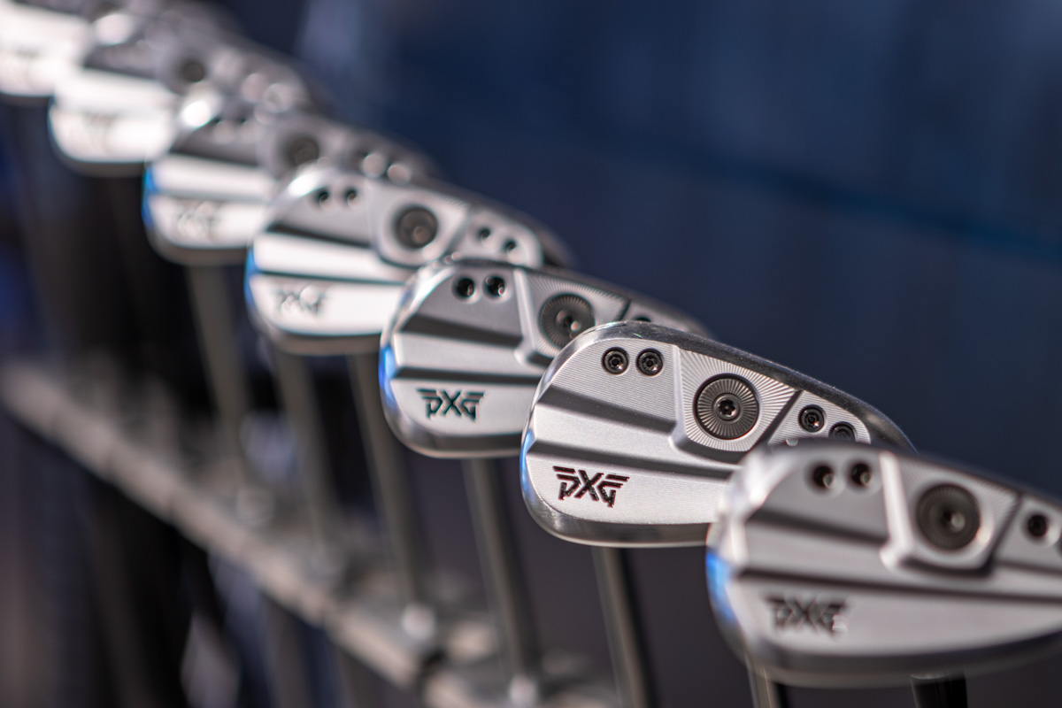 golf clubs irons at PXG Paramus, NJ 360 Virtual Tour for Golf Gear and Apparel