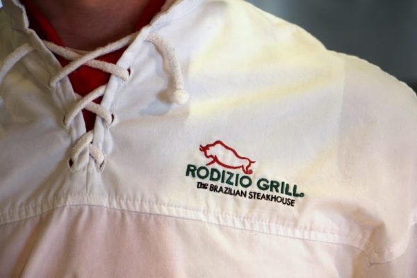 Rodizio Grill Brazilian steakhouse Voorhees NJ logo string collar shirt