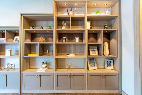 Wall shelving unit in 360 Google Tour of California Closets - Pasadena, CA