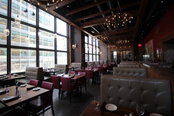 Del Frisco's Grill New York City Vesey St World Trade Center dining hall