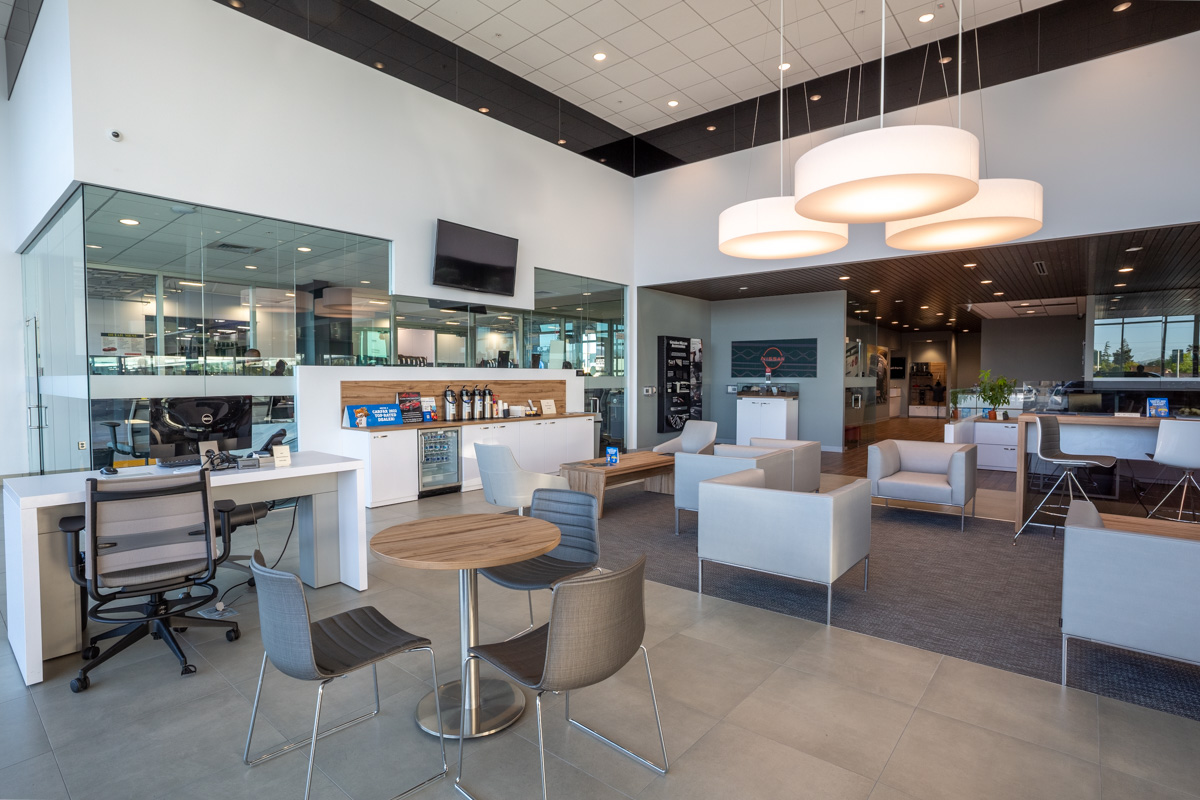 waiting area at Dublin Nissan in Dublin, CA 360 Virtual Tour for Car Dealership