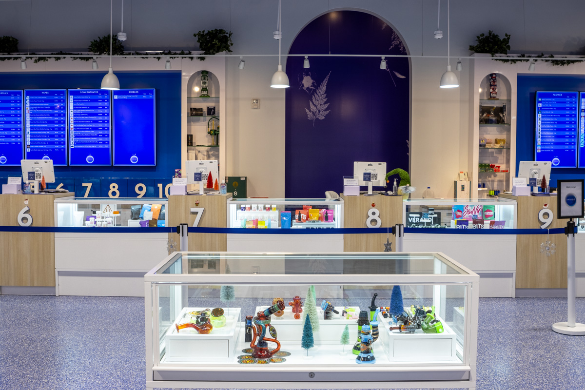 interior of Indigo Dispensary, Brooklawn, NJ 360 Virtual Tour for Cannabis store