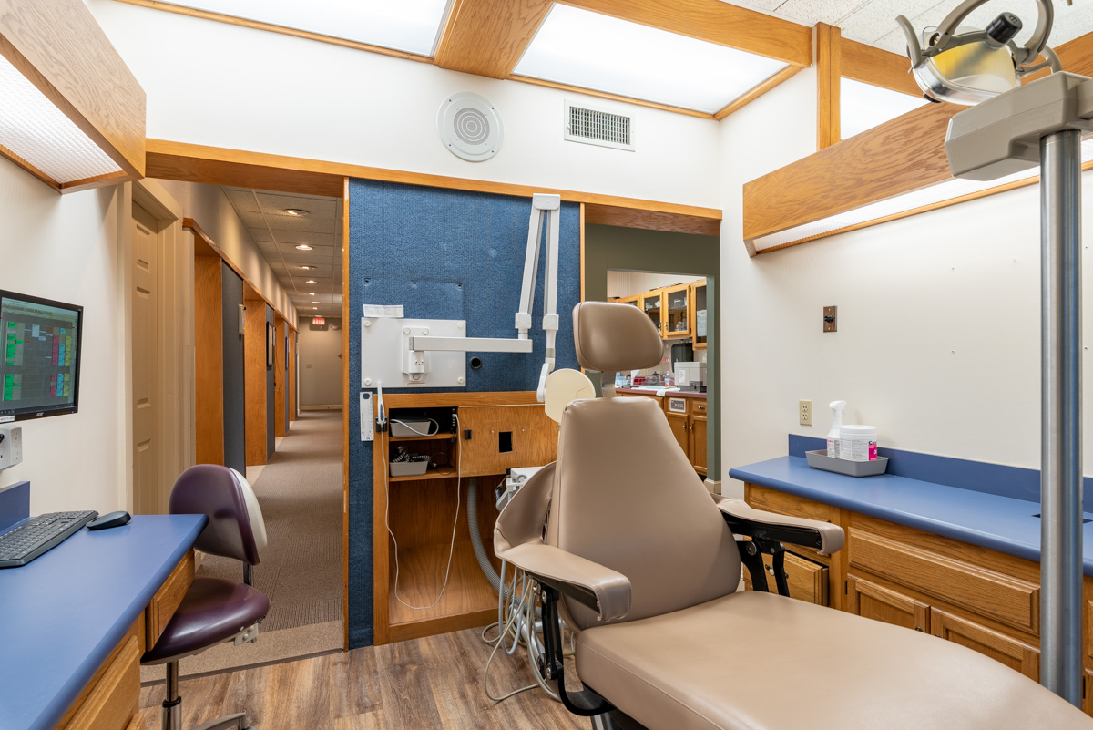 patient exam chair at Dental Health Brattleboro, VT 360 Virtual Tour for Dentist