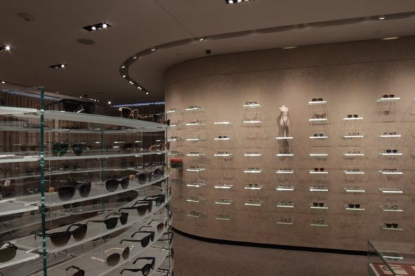 OPTX Rhode Island Johnston RI Eye Care Center Optician eyeglasses display