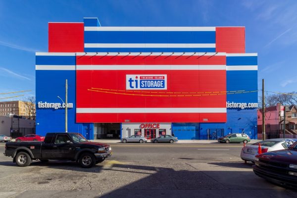 building of Treasure Island Storage facility on Remsen Ave in Brooklyn, NY