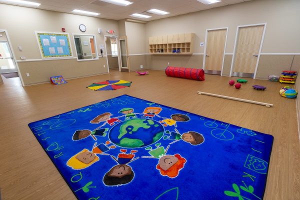 multi purpose room at Lightbridge Academy Day Care at Union St, Hoboken, NJ