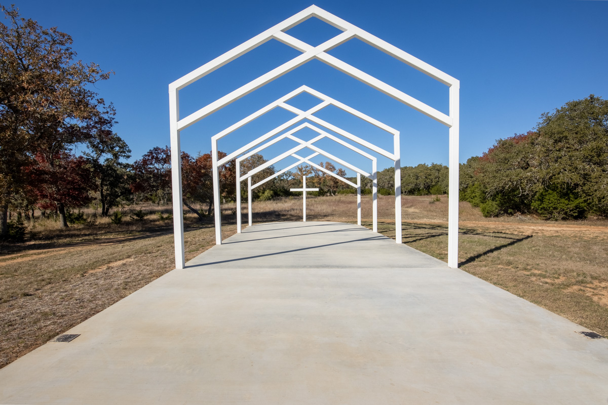 outdoor altar at Swallows Eve, Fredericksburg, TX 360 Virtual Tour for Event venue