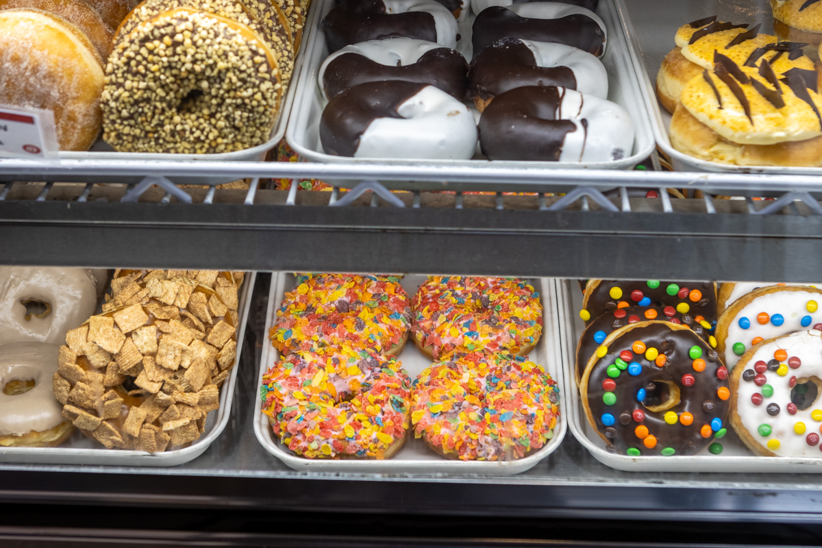 assorted donuts at Glaze Donuts West Caldwell, NJ 360 Virtual Tour for Donut shop