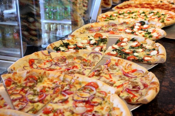 pizza pies at Vincent's Brick Oven Pizza - See-Inside Pizzaria, Maple Shade, NJ