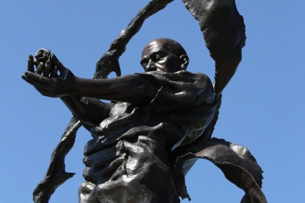 Contrabands and Freedmen Cemetery Alexandria, VA Historical Landmark statue