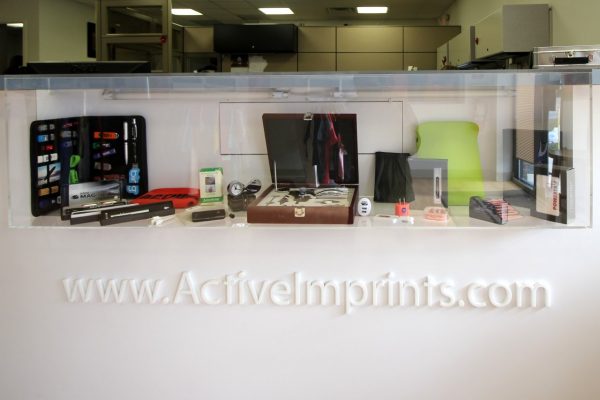 Active Imprints Monmouth Junction, NJ Promotional Products Supplier display