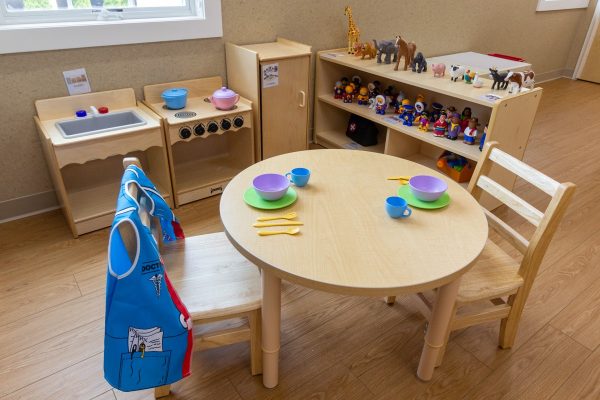 circular kids table at Lightbridge Academy Day Care at Union St, Hoboken, NJ